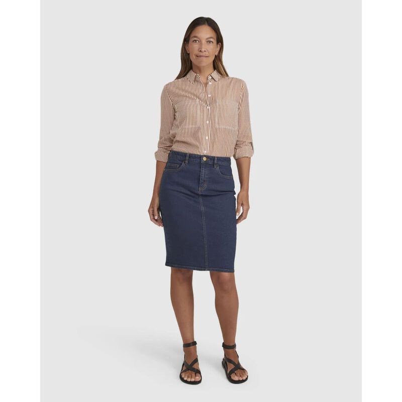 Sportscraft Brodie Denim Skirt image number 3
